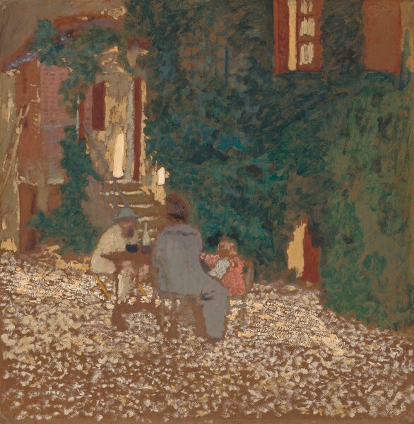 Edouard Vuillard, Repast in a Garden