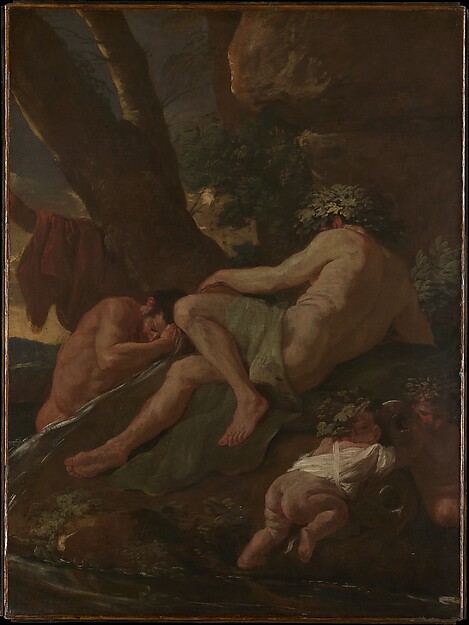 Nicolas Poussin, Midas Washing at the Source of the Pactolus