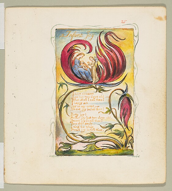 William Blake, Songs of Innocence: Infant Joy