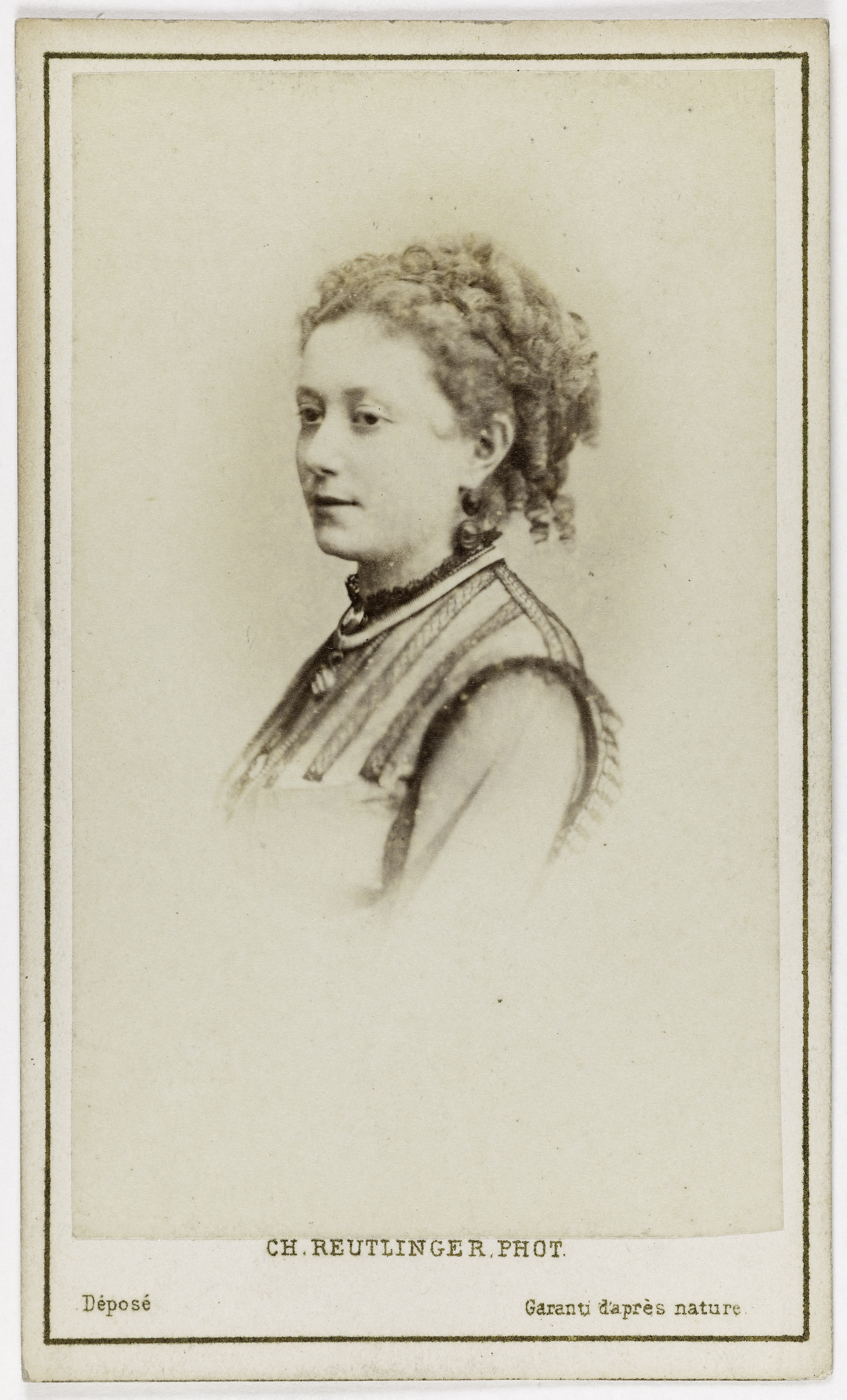 Charles Reutlinger, Portrait de Rose Mayer, actrice au Théâtre des Variétés et au Théâtre des Folies-Dramatiques.