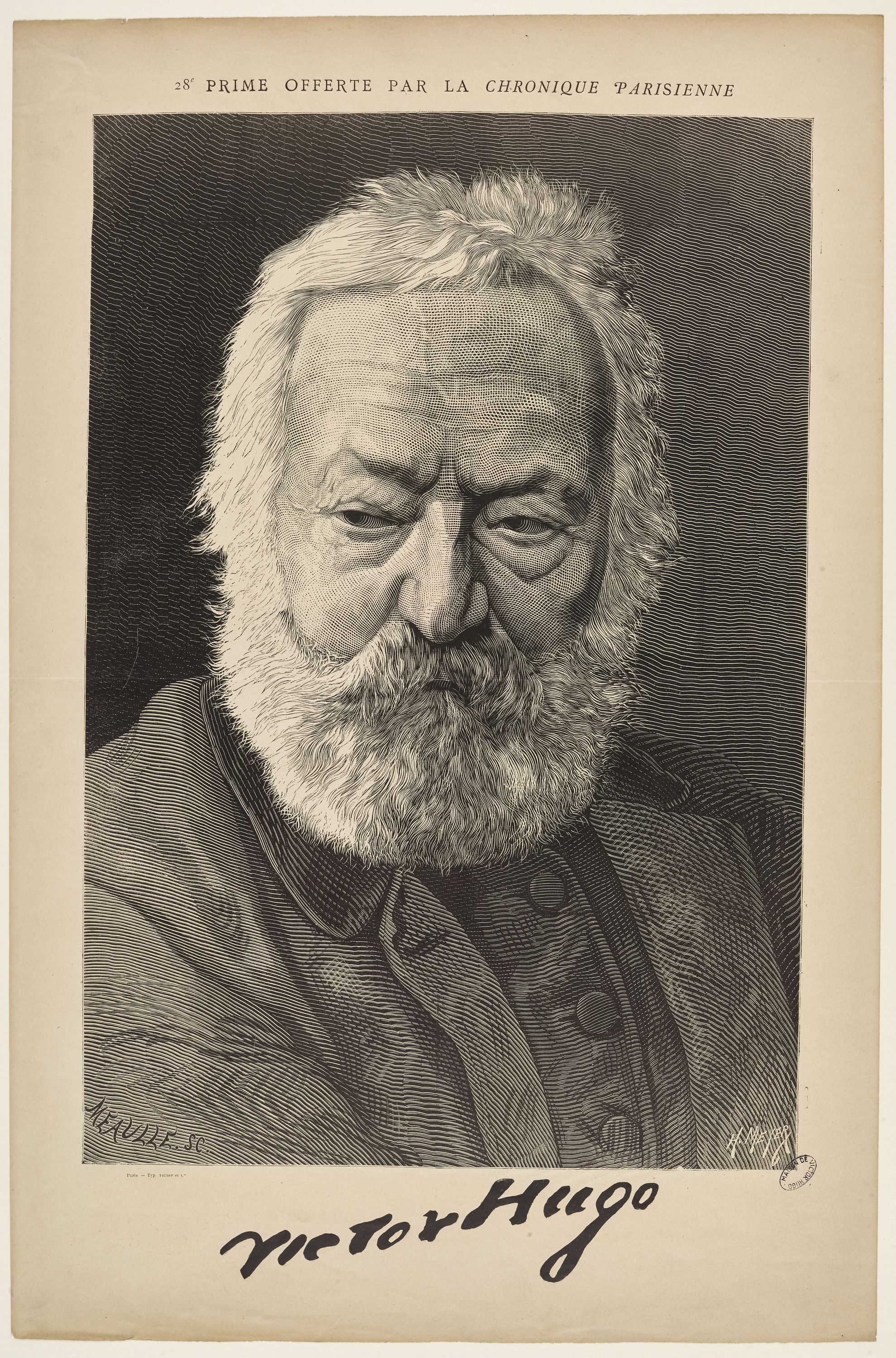 Fortuné Louis Méaulle, Victor Hugo
