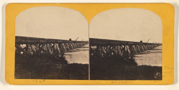 William Henry Jackson, [North Rare Bridge, 1st Crossing]