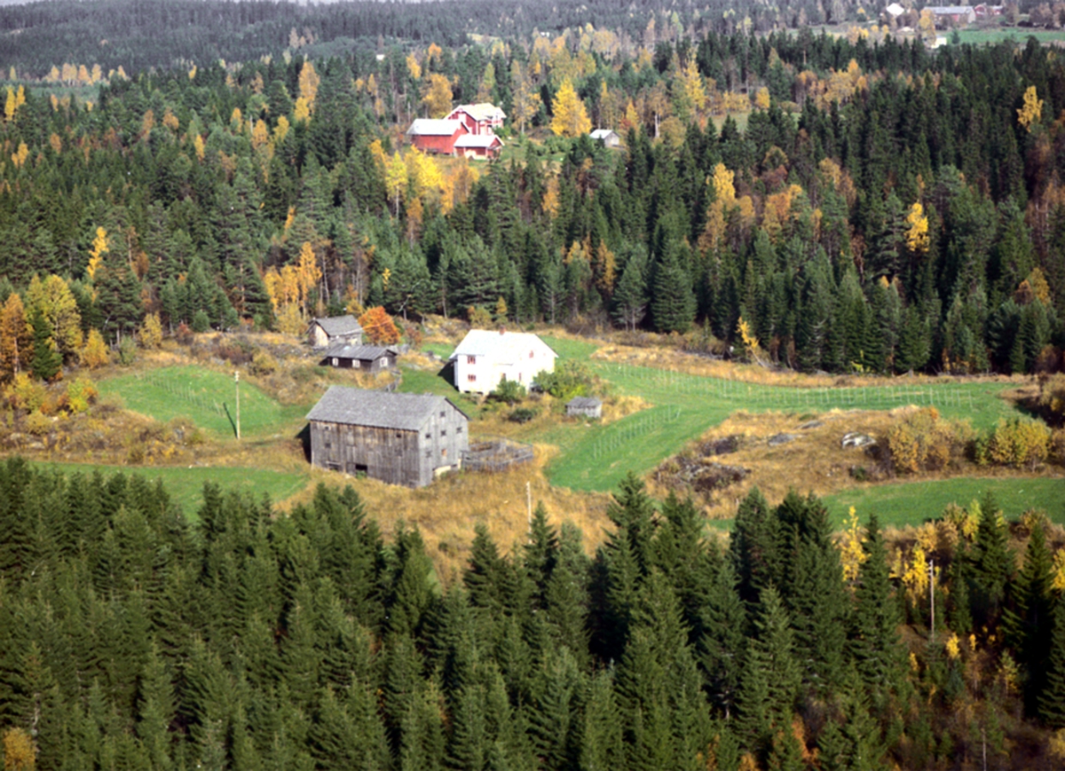 Widerøes Flyveselskap A/S, FLYFOTO, VALLSET. Østerhagen, også kalt Skjelsetstua. Daværende eier var Alfred Østerhagen