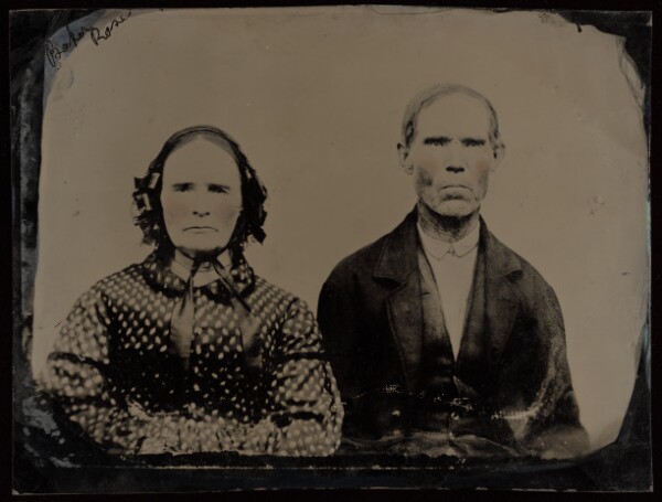 Unknown, [Portrait of a Seated Elderly Couple]