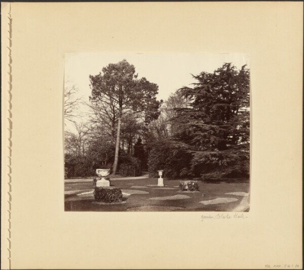 Alfred Capel-Cure, Garden, Blake Hall