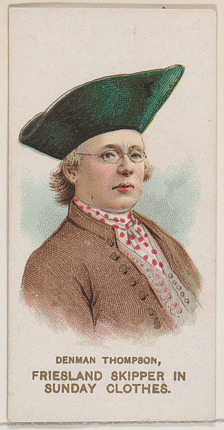 W. Duke, Sons & Co., Denman Thompson as Friesland Skipper in Sunday Clothes, from the set Actors and Actresses, Second Series (N71) for Duke brand cigarettes