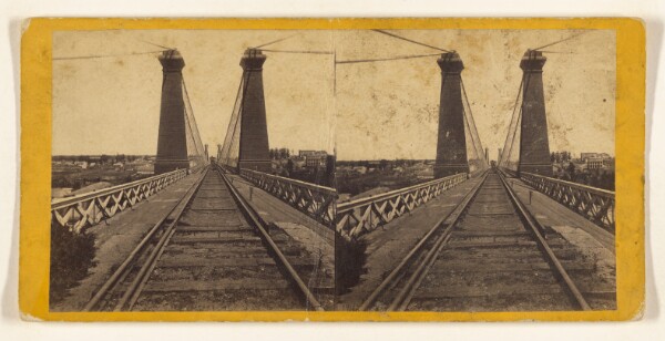 Edward and Henry T. Anthony & Co., The Suspension Bridge from Canada Side.
