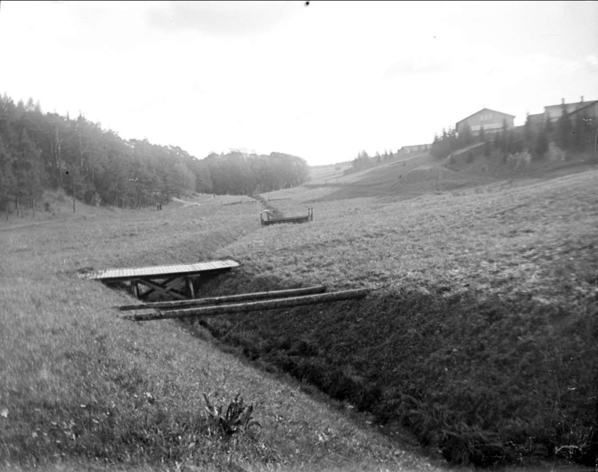 August Fredrik Schagerström, "Upsala, dalen mellan Åsen och Kasärnerna", Polacksbacken, Kronåsen, Uppsala 1934