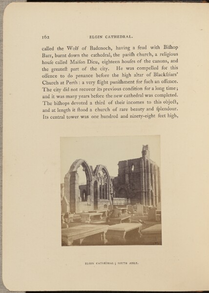 George Washington Wilson, Elgin Cathedral; South Aisle