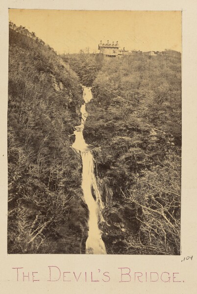 Unknown, [View of the Devil's Bridge Falls]