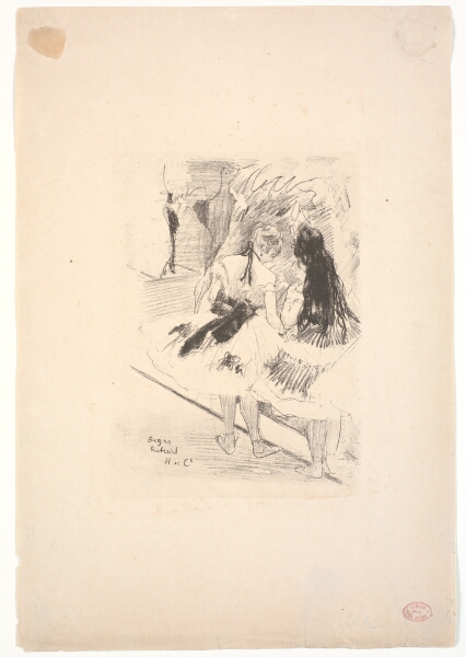Edgar Degas, Dans la coulisse