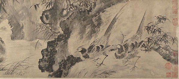 Shen Zhou, Marsh Scene with Birds