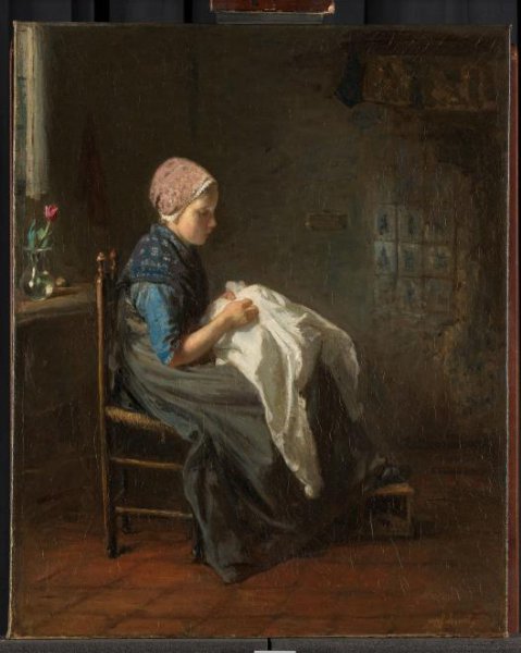 Jozef Israëls, 'The Little Seamstress'