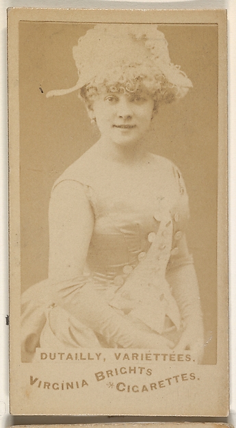 Allen & Ginter, Dutailly, Variettees, from the Actors and Actresses series (N45, Type 1) for Virginia Brights Cigarettes