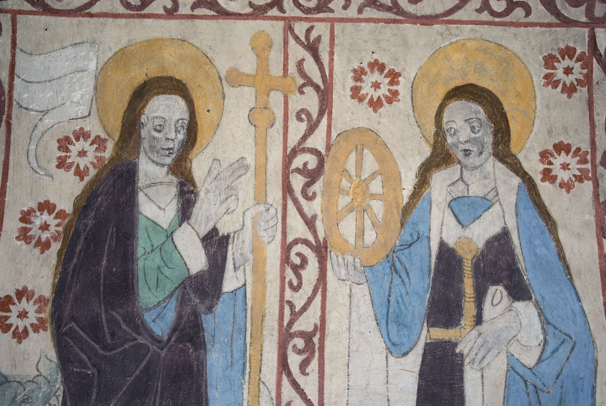 Bengt Backlund, Kalkmålning i Husby-Sjutolfts kyrka, Uppland 2009