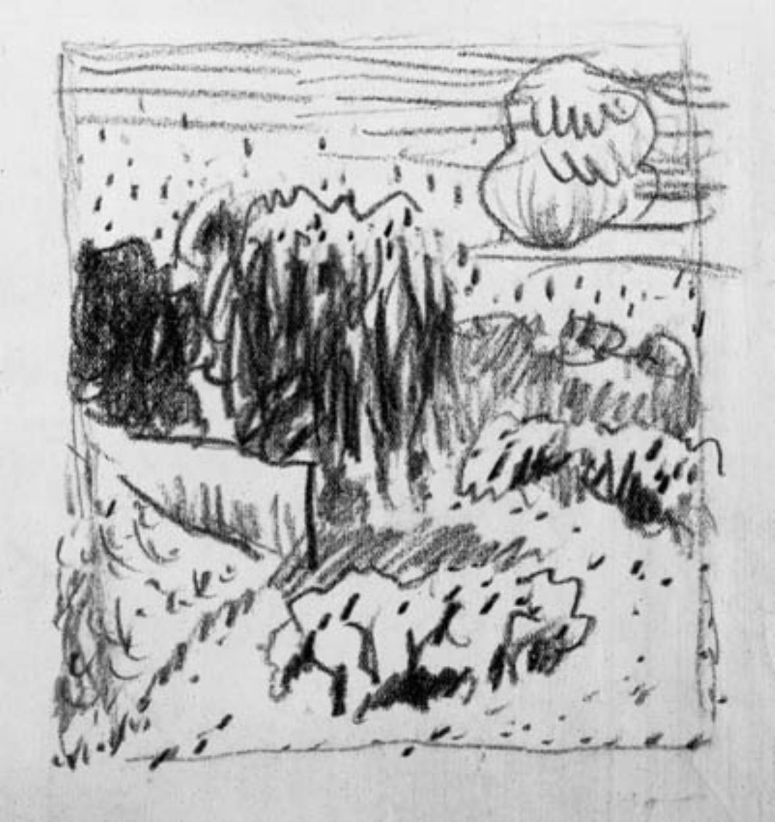 Pierre Bonnard, Landskab med træer og buskadser