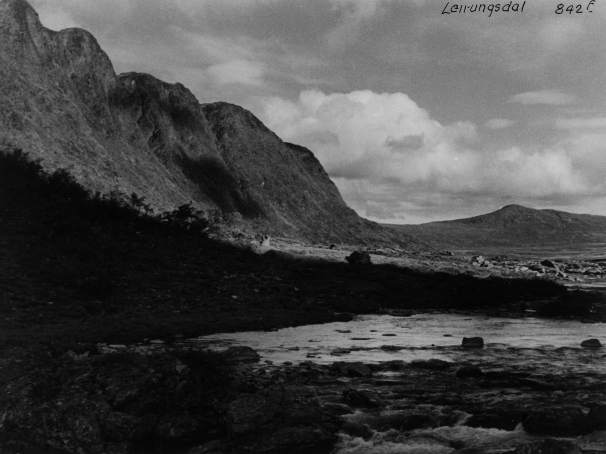 Anders Beer Wilse, Jotunheimen, Leirungsdalen, Landskap
