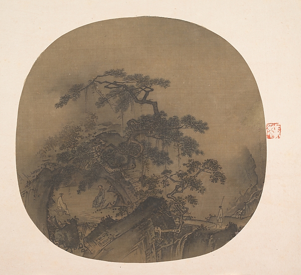 Unidentified, Conversation in a cave
