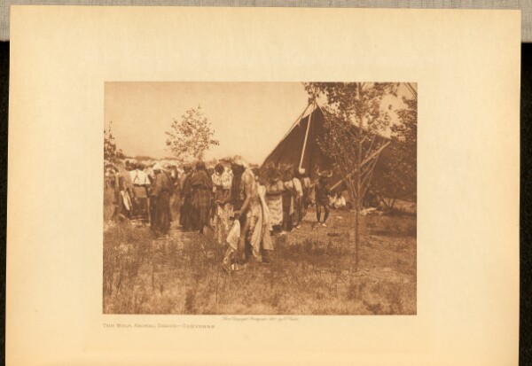 Edward S. Curtis, The Wolf, Animal Dance - Cheyenne