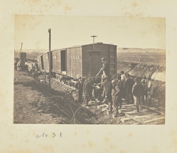 A. J. Russell, Wreck caused by the Fracture of an Axle of a Car on the Loudon and Hampshire Railroad