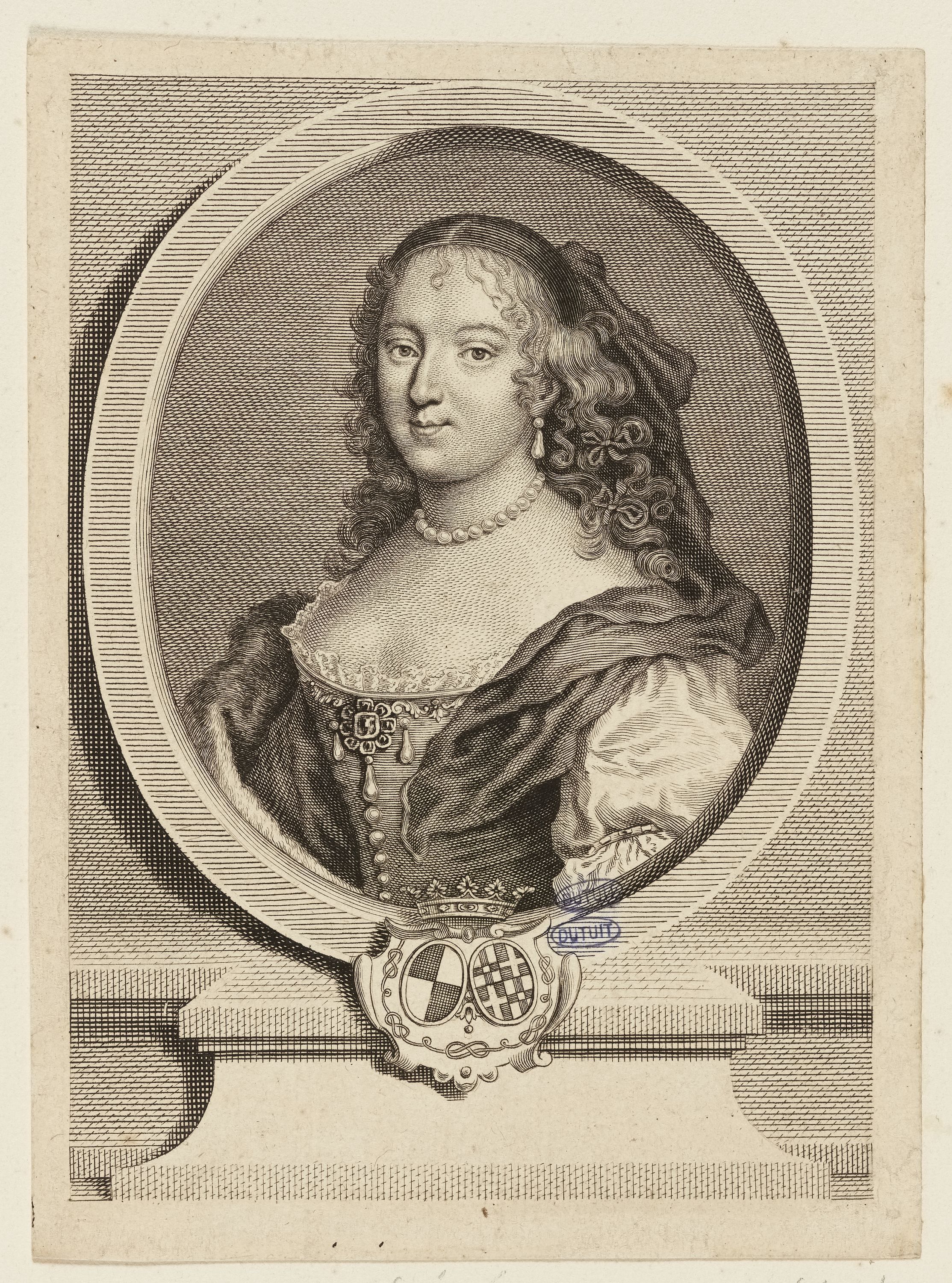 Georges Frédéric Schmidt, Portrait de la Marquise de Sévigné