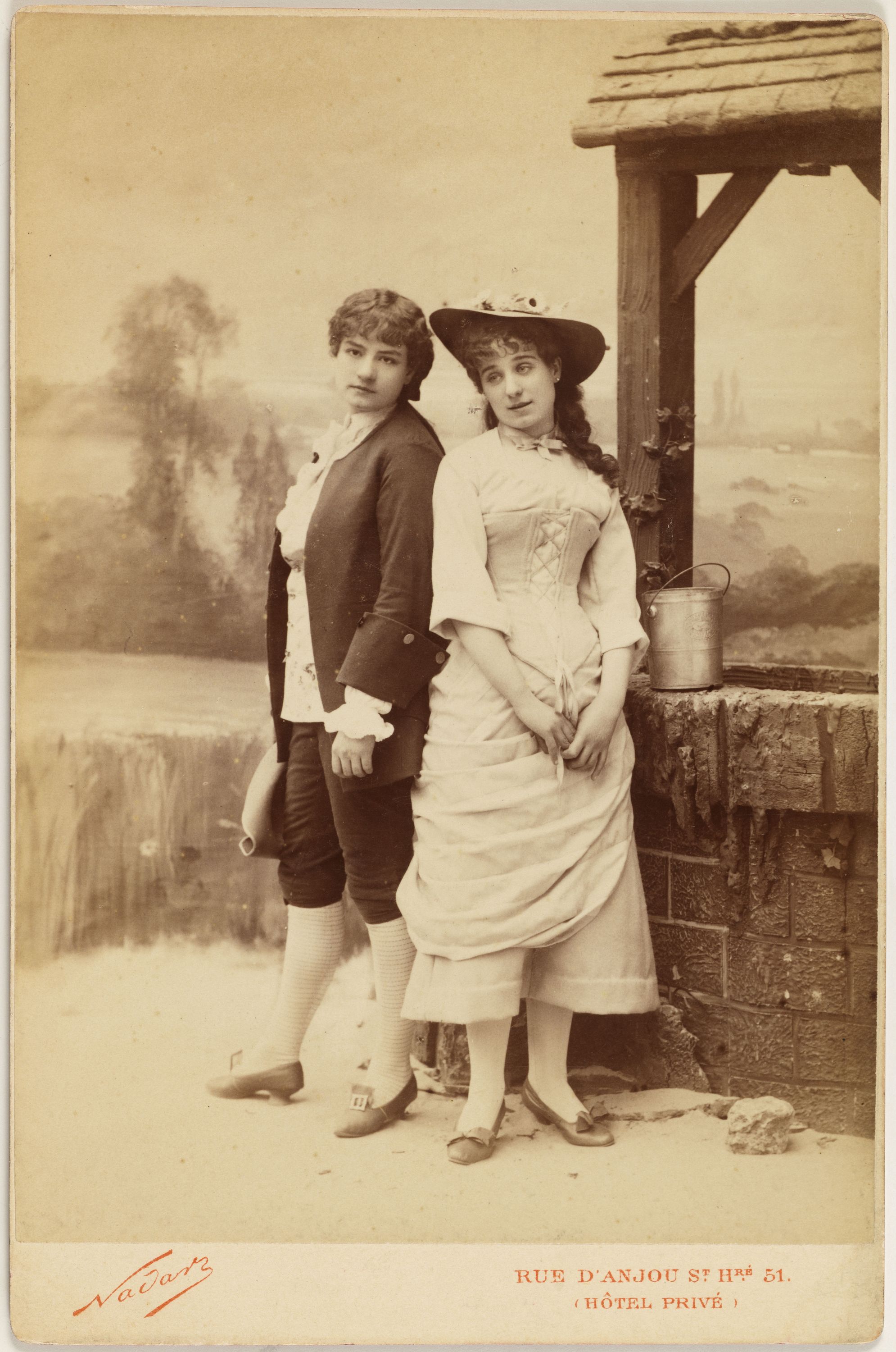 Atelier Nadar, Portrait de Lydie Borel, dite aussi Barelli, actrice