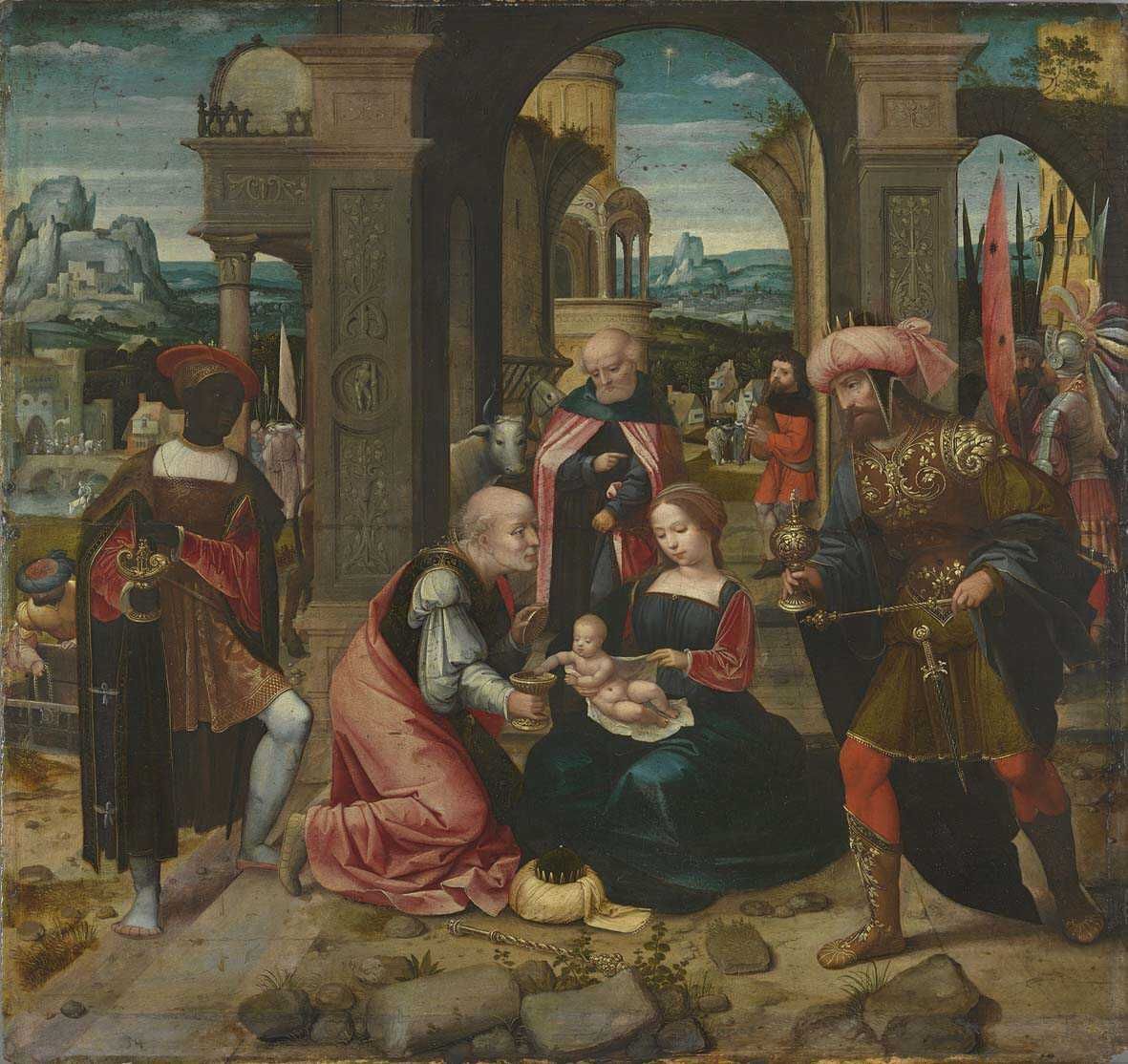 Master of the Female Half-Lengths, Adoration of the Magi