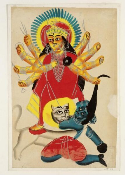 Unknown, Durga and Mahishasura