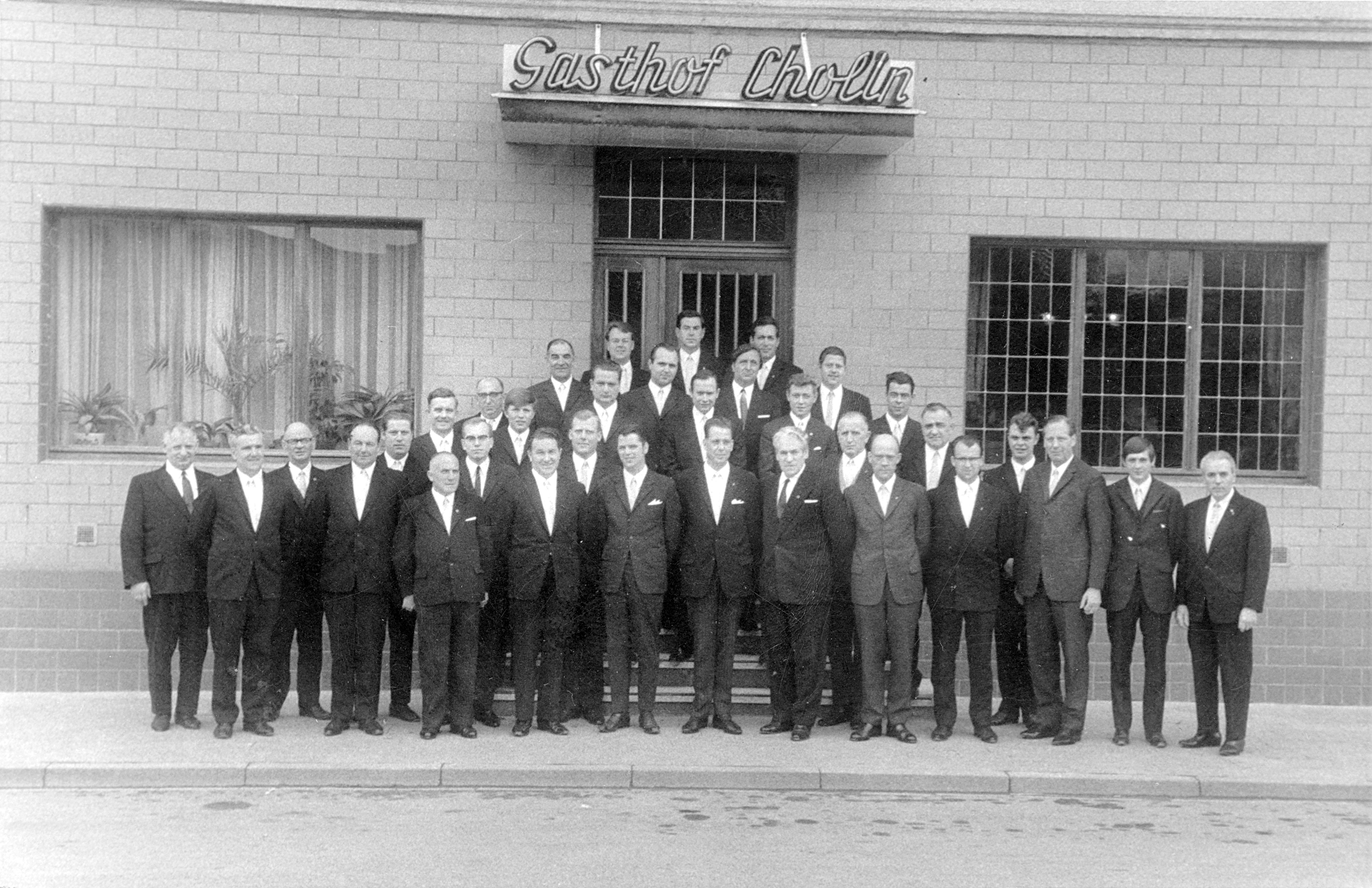 Jupp Schuld, Gruppenfoto Männergesangverein "Eintracht" Bodendorf/Ahr von 1969