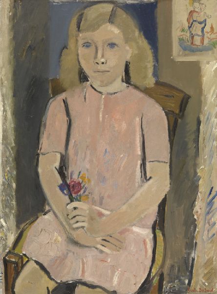 Gustave De Smet, Girl in Pink