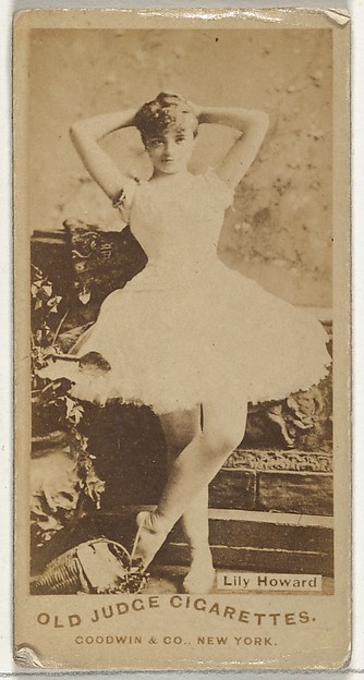 Goodwin & Company, Lily Howard, from the Actors and Actresses series (N171) for Old Judge Cigarettes