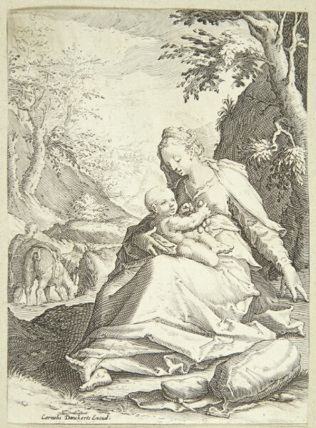 Hendrick Goltzius, Hvilen på flugten til Ægypten