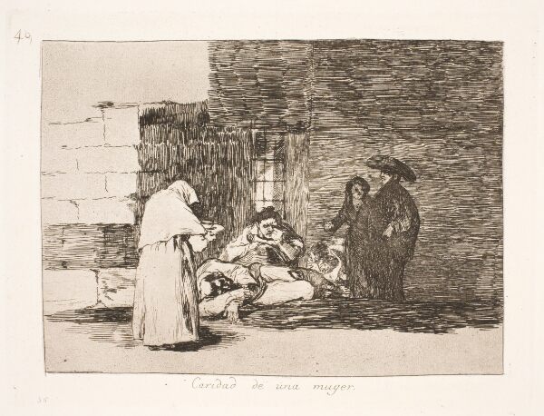 Francisco de Goya, En Kvindes Barmhjertighed (49)