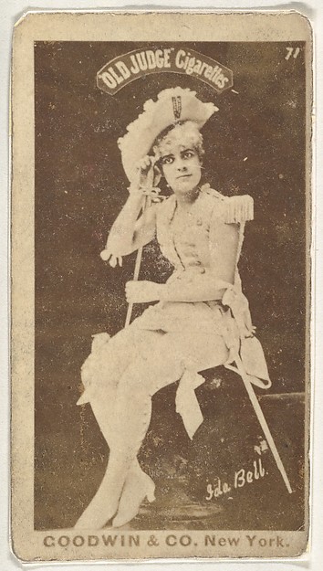 Goodwin & Company, Ida Bell, from the Actors and Actresses series (N171) for Old Judge Cigarettes