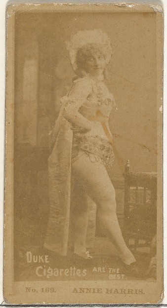 W. Duke, Sons & Co., Card Number 169, Annie Harris, from the Actors and Actresses series (N145-6) issued by Duke Sons & Co. to promote Duke Cigarettes