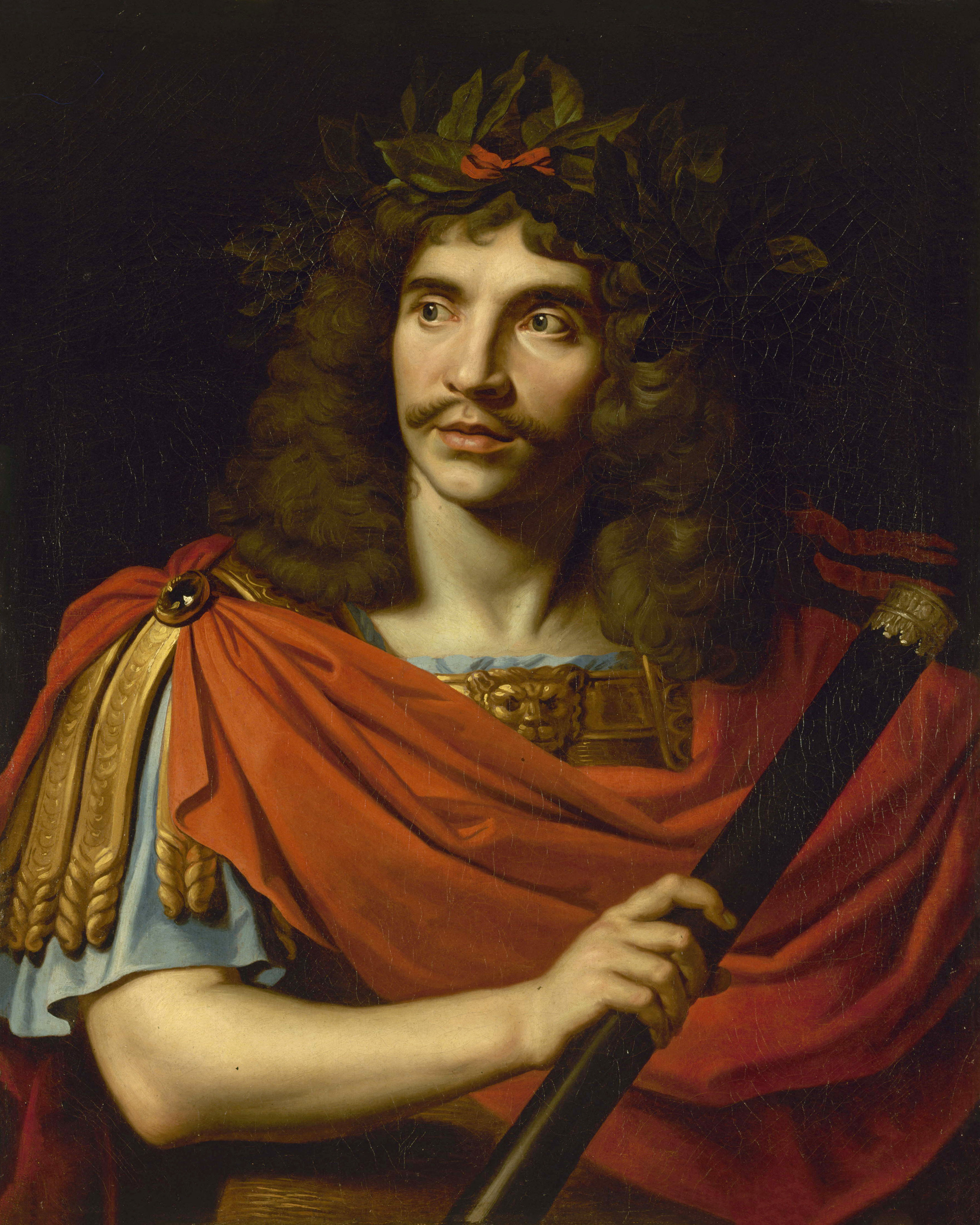 Nicolas Mignard, Molière (1622-1673) dans le rôle de César de "La Mort de Pompée".