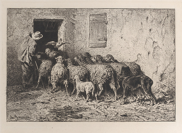Charles Jacque, The Return