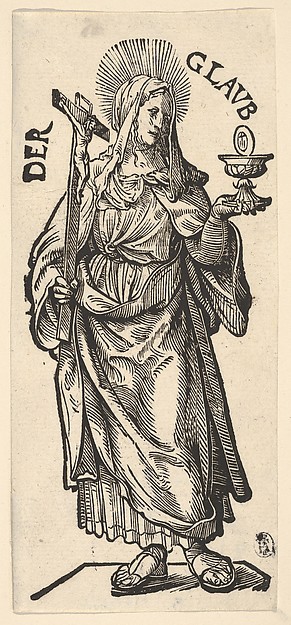 Hans Burgkmair, Faith (Der Glaub), from "The Seven Virtues"