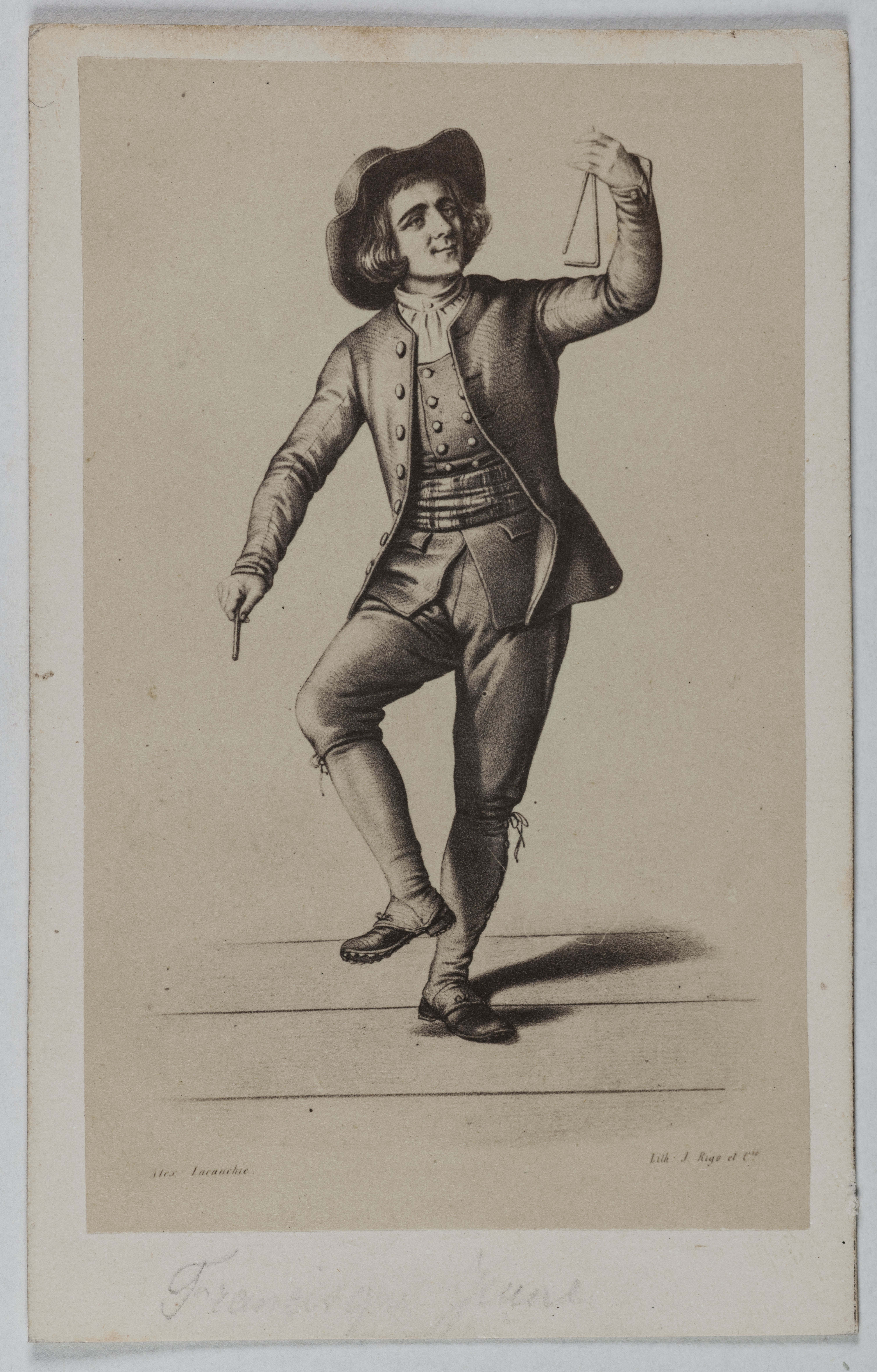 Anonyme, Portrait de Francisque Jeune (Louis Auguste Hutin, dit), (1808-1871), (comique)