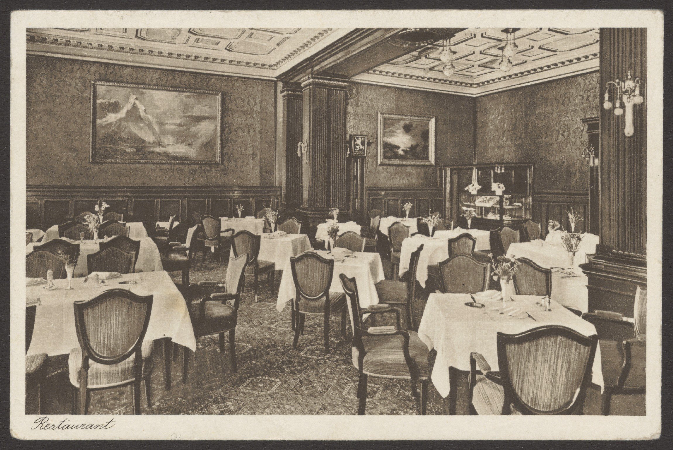 Unknown artist, Ansichtskarte Restaurant „Hotel Nürnberger Hof", Askanischer Platz 1