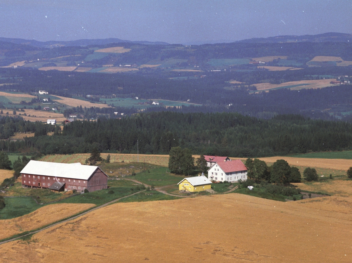 Widerøes Flyveselskap A/S, Flyfoto, Kvalstad gard, Ringsaker.