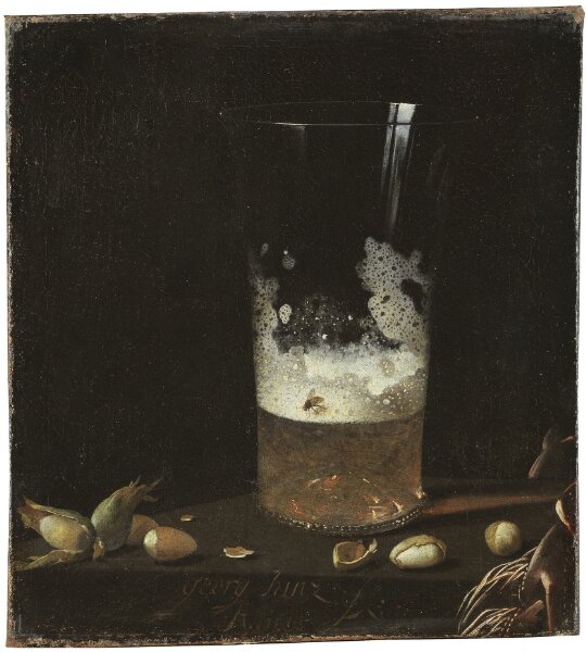 Georg Hainz, Stilleben med ölglas och nötter
