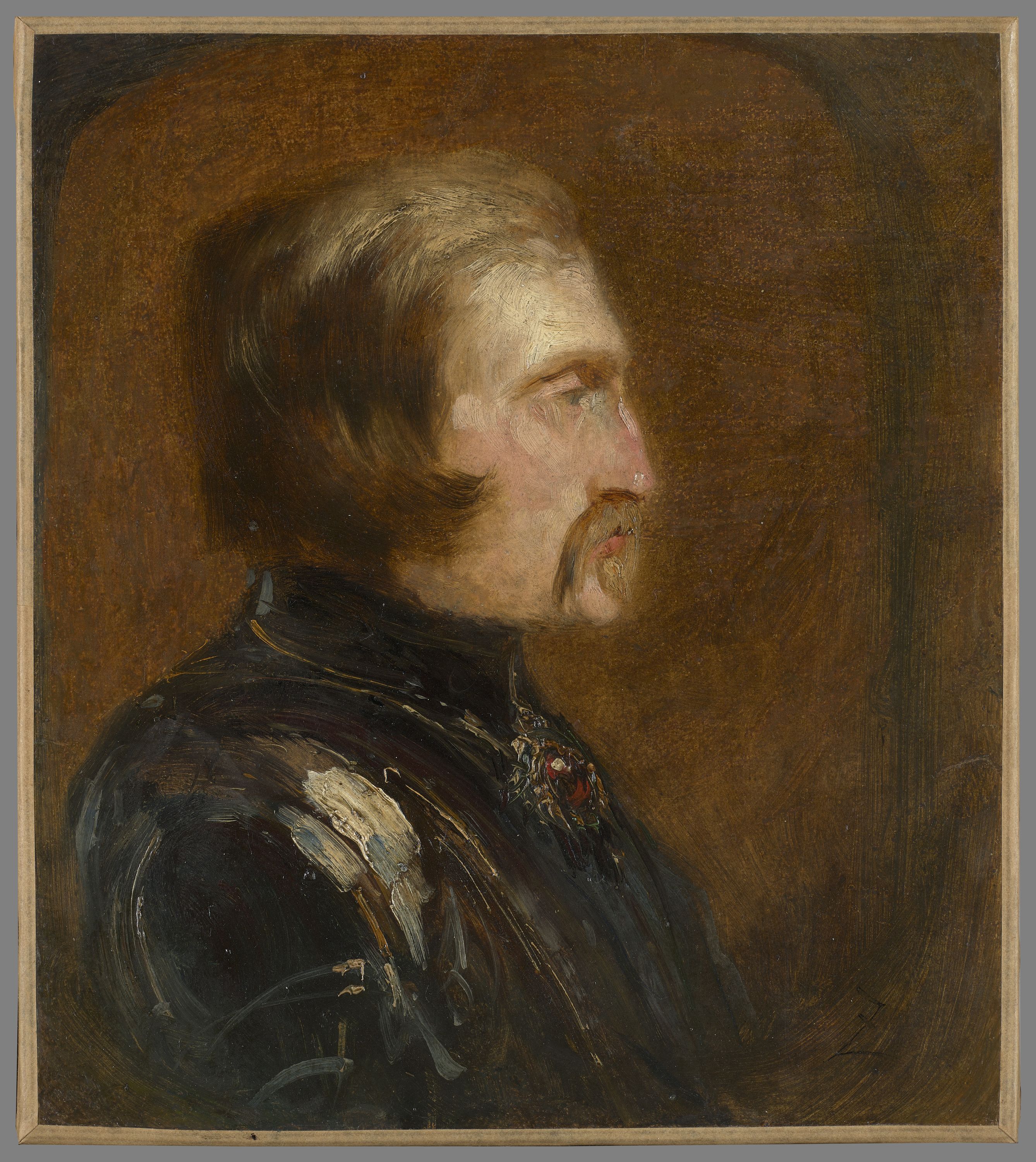 Félix Ziem, Autoportrait en armure
