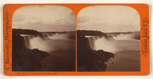Charles Bierstadt, Falls from New Susp. Bridge[,] Niagara N.Y.