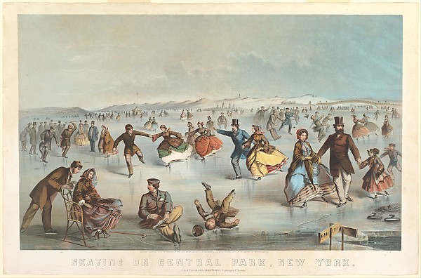 Winslow Homer, Skating in Central Park, New York