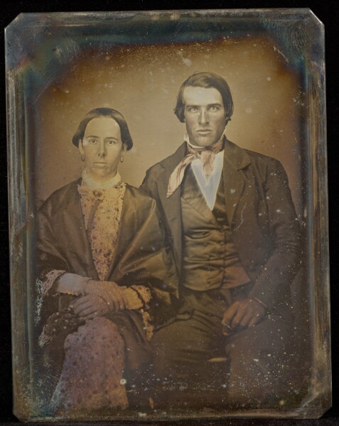 Unknown, [Portrait of a Seated Couple]