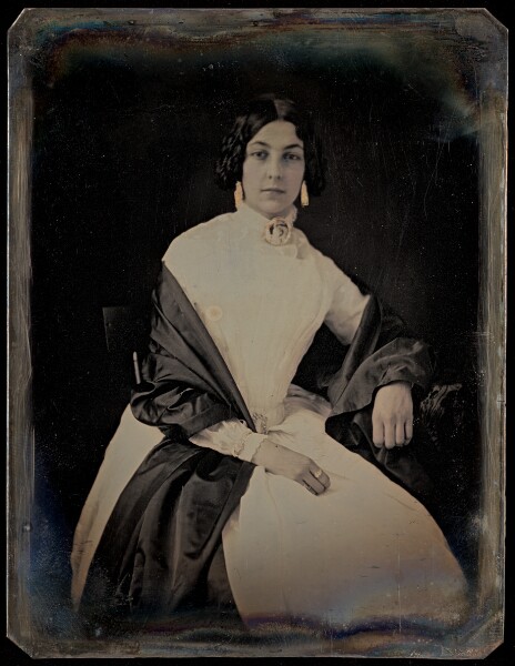 Unknown, [Portrait of a Seated Woman]