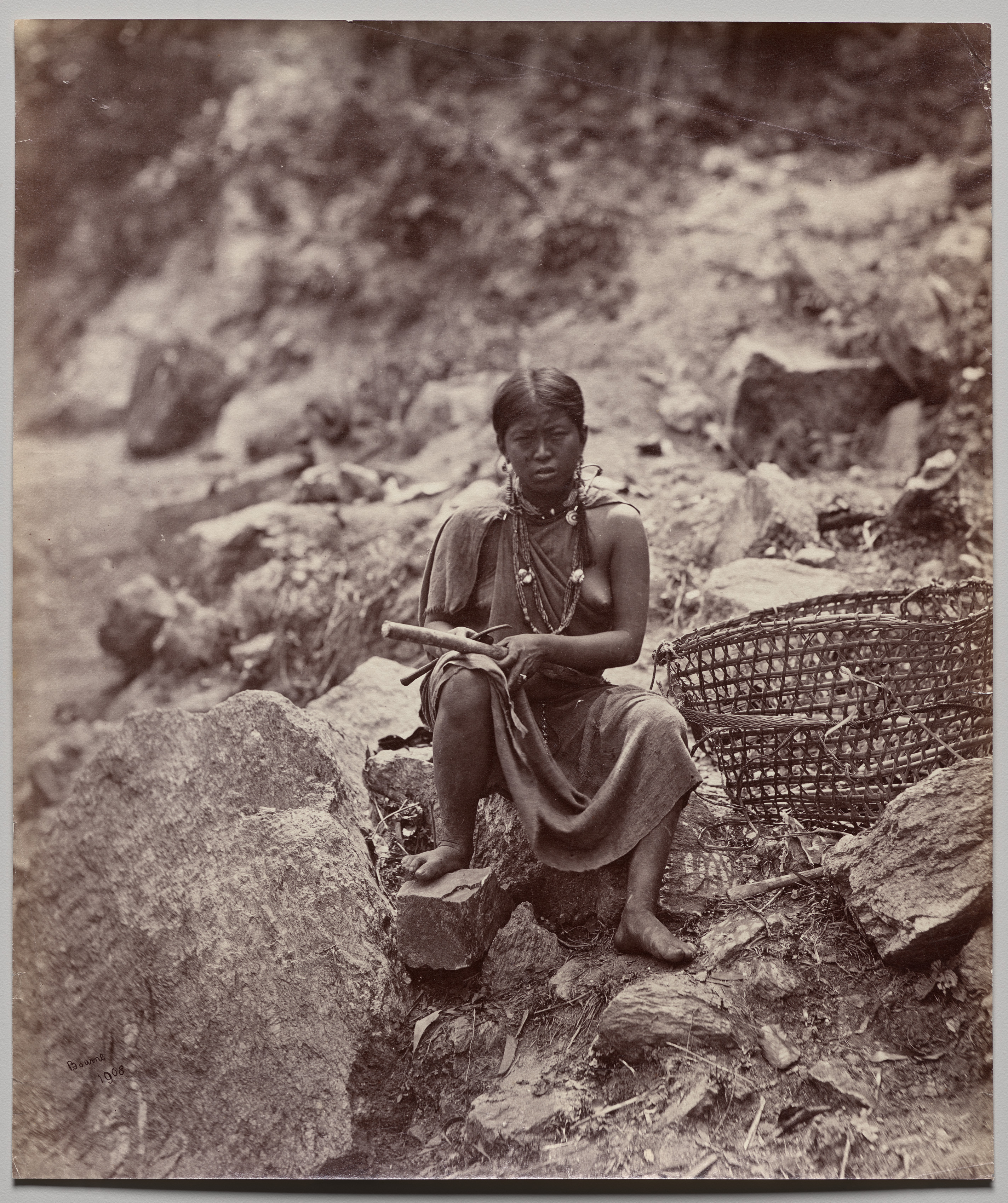 Samuel Bourne, Lepcha Woman (number 1908)