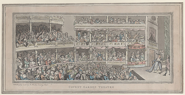 Thomas Rowlandson, Covent Garden Theatre