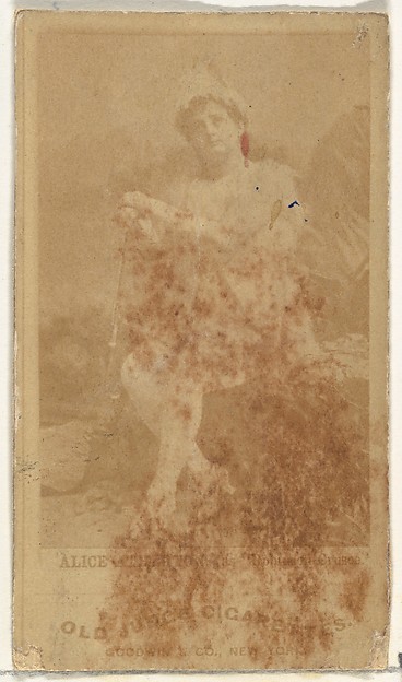 Goodwin & Company, From the Actors and Actresses series (N171) for Old Judge Cigarettes